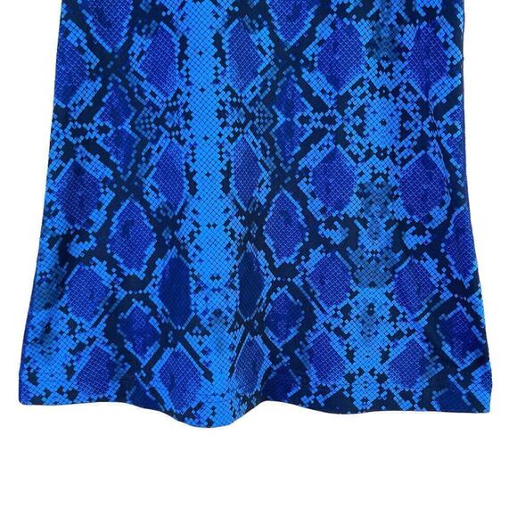 Lululemon Snakeskin Print Racerback Workout Tank Top Blue Black, XS - Picture 5 of 9